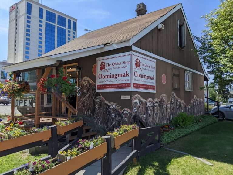 Oomingmak Musk Ox Producers Co-operative shopping in Anchorage, Alaska