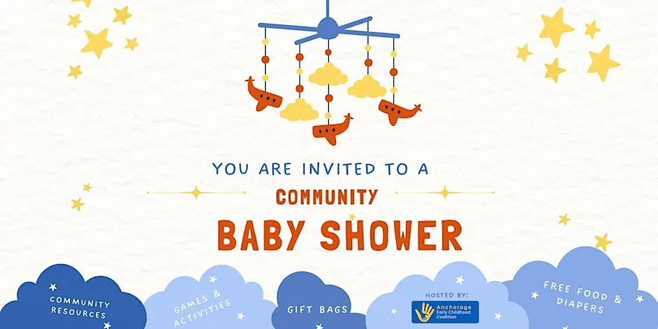 Community Baby Shower art and history in Anchorage, Alaska