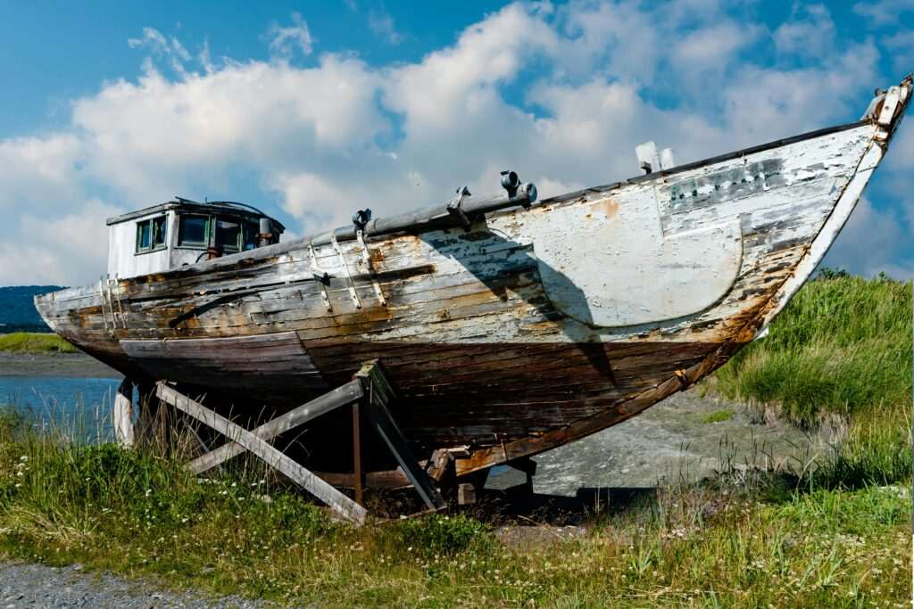 Harbor scene in Homer, Alaska