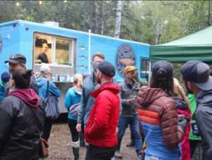 Salmon HookUp Truck